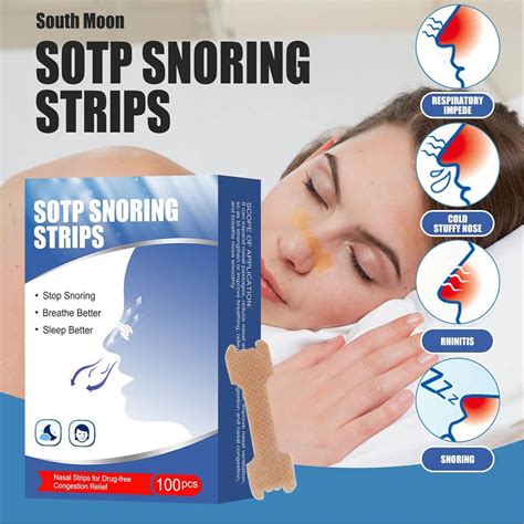 Nasal Congestion Relief Strips Health Care Ergonomic Soft Snoring Nasal ...