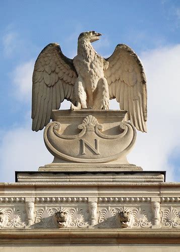 The eagle statue on the west facade of Palais de Justice, … | Flickr