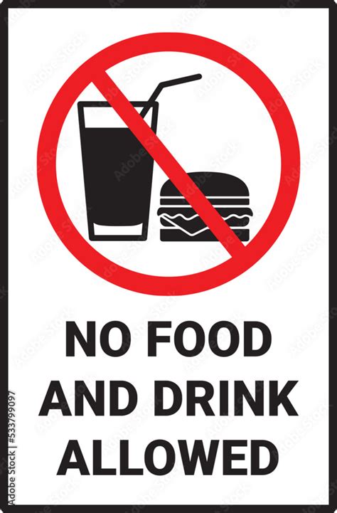 No Food Sign