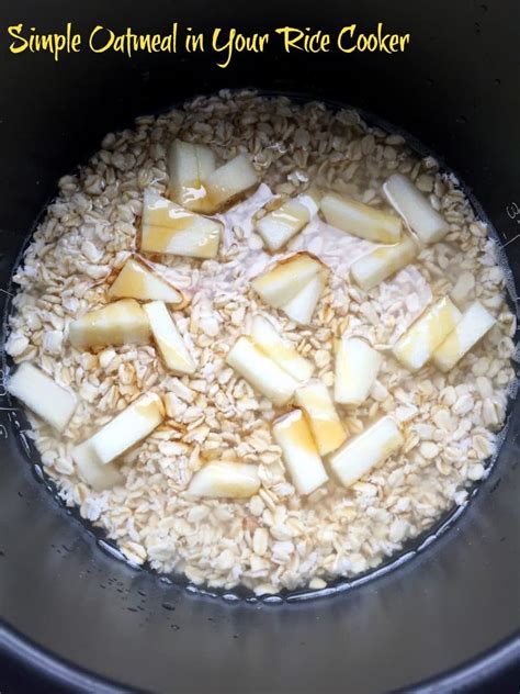 Easy Oatmeal in a Rice Cooker - Erin Brighton