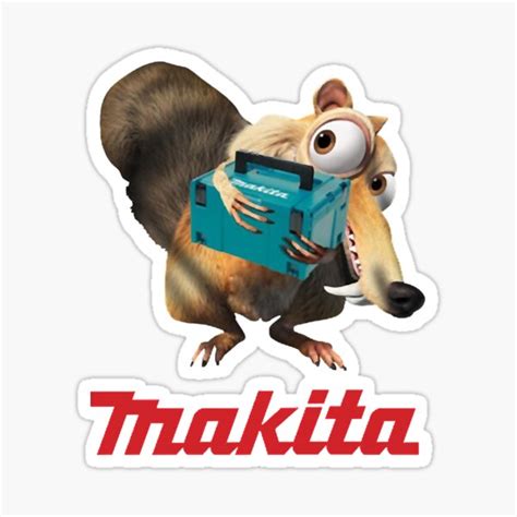 "Makita logo " Sticker for Sale by robbielowe | Redbubble