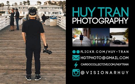 Huy Tran Photography // Promotional Collateral on Behance