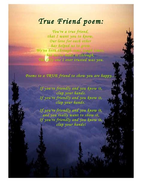 Pics Photos - True Friendship Poems