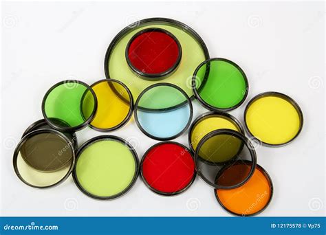 Optical filters stock photo. Image of close, filters - 12175578