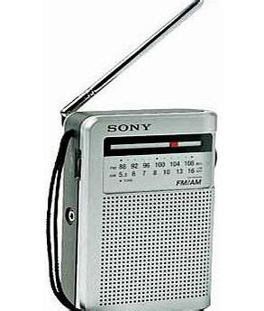 Sony ICFS22 FM/AM Pocket Radio - Silver - review, compare prices, buy ...