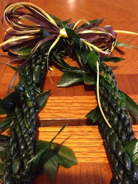 Graduation lei made from Ti Leaf. Graduation Flowers, Graduation Leis, Graduation Necklace ...