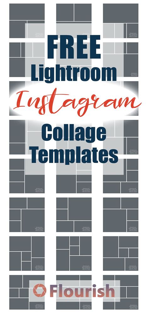 FREE Instagram Lightroom Collage Templates! | Flourish | Resources for ...