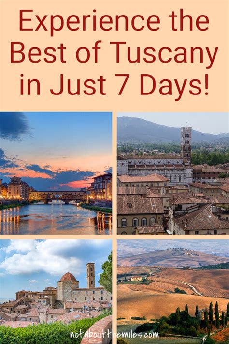 Experience the Best of Tuscany: A 7-Day Tuscany Trip Itinerary for First-Timers! - It's Not ...