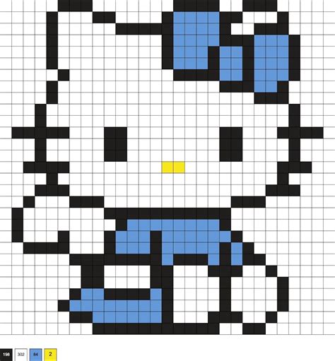 Easy Pixel Art, Pixel Art Grid, Perler Bead Patterns, Beading Patterns ...