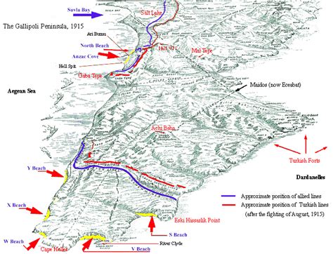 Gallipoli Peninsula Relief Map