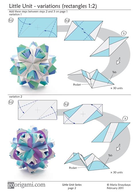 Little Roses Kusudama - diagram