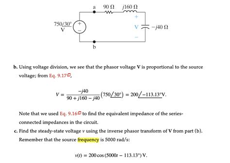 electrical engineering - Help understanding AC circuit voltage division math in frequency domain ...