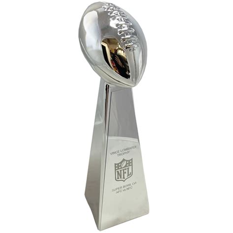 Lombardi Football Award | Shiny Silver Lombardi Statue | Paradise Awards