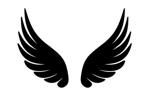 Wing Icon. Vector | Wings icon, Wings art, Wings drawing