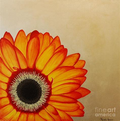 Yellow Daisy Painting at PaintingValley.com | Explore collection of ...