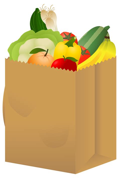 Grocery Bag Clipart | Free download on ClipArtMag