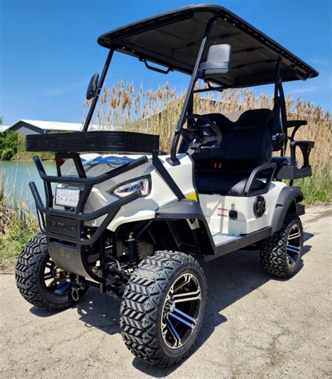 48V Electric Golf Cart 4 Seater Lifted Renegade+ Edition Utility Golf ...