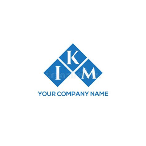 IKM Letter Logo Design on WHITE Background. IKM Creative Initials ...