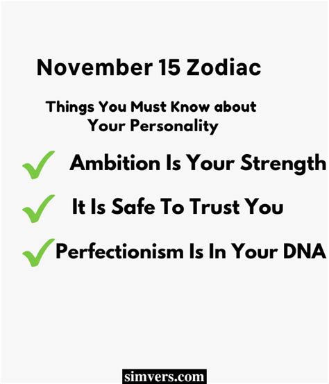 November 15 Zodiac: Birthday, Personality & More (Detailed Guide)