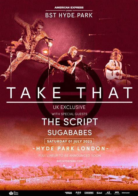 Take That to headline BST Hyde Park 2023 - showbizztoday