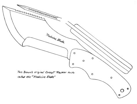 Printable Folding Knife Templates