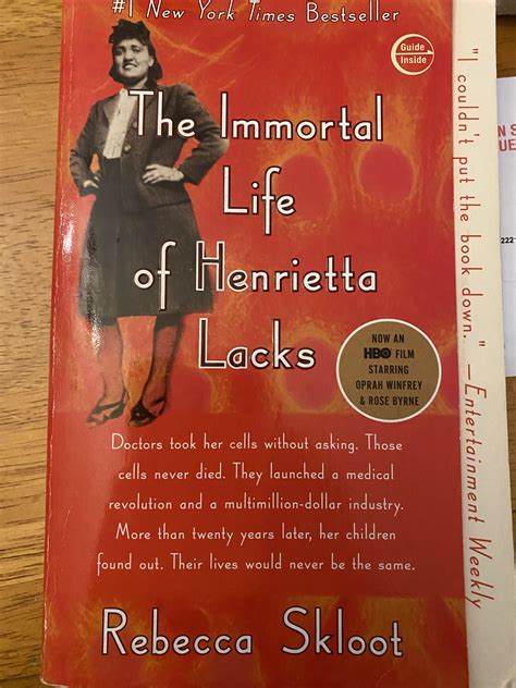 Book Review #101: “The Immortal Life of Henrietta Lacks” – Hot Shot ...