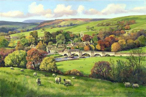 Yorkshire Dales Landscape Painting – Diana Rosemary Lodge