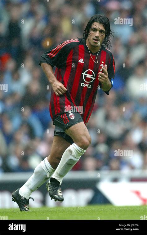 GENNARO GATTUSO AC MILAN 27 July 2002 Stock Photo - Alamy