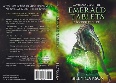 ‘The Compendium Of The Emerald Tablets’ By Billy Carson: A Must-Read ...