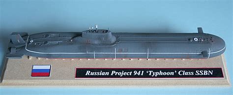 Typhoon class submarine scale model - inrikotec