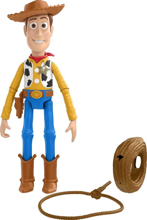 Buy Mattel Disney Pixar Toy Story Toys, Launching Lasso Woody Action Figure, Collectible Gifts ...