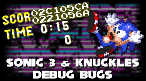 Sonic 3 & Knuckles Debug Bugs - YouTube