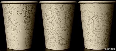 Simply Creative: Styrofoam Cups Art by Cheeming Boey