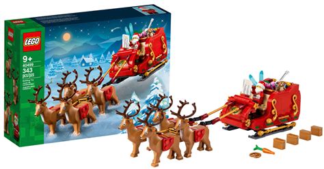 Brickfinder - LEGO Seasonal Santa’s Sleigh 40499 Full Details!