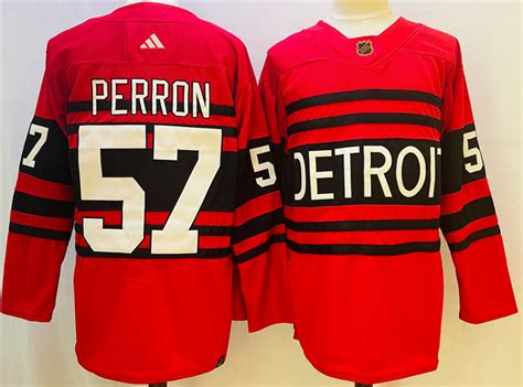 Men's Detroit Red Wings Blank Red 2022-23 Reverse Retro Stitched Jersey ...