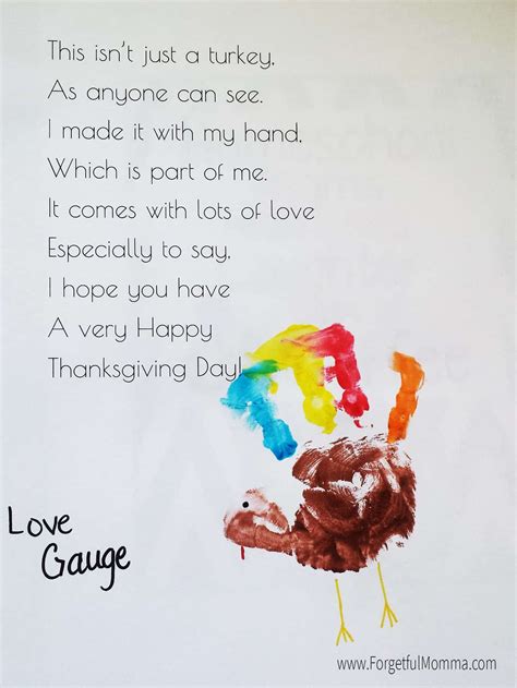 Thanksgiving Turkey Handprint Craft - Forgetful Momma