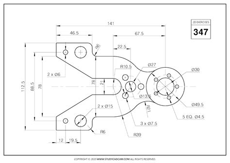 2D CAD EXERCISES 347