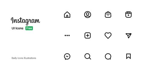 Instagram UI Icons | Figma