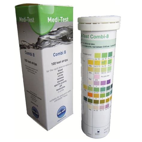 Urine Test Strips Medi Test Combi 8 (100/pk) | Four Square Healthcare Ltd