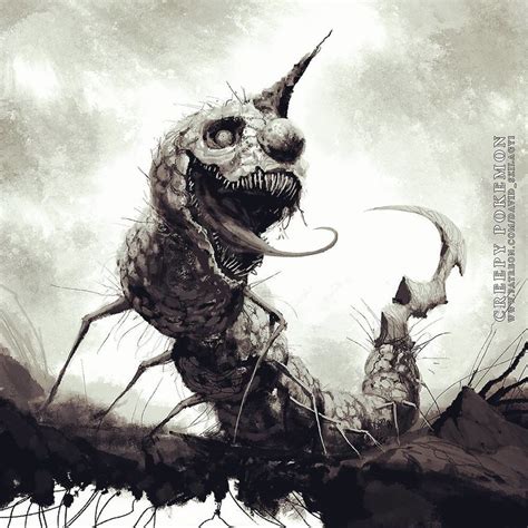 This Artist Reimagined 101 Pokémon Characters As Monsters, And They're Terrifying | Bored Panda