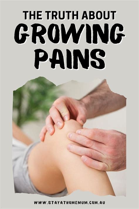 The Truth About Growing Pains - Stay at Home Mum | Leg pain relief, Knee pain remedy, Knee pain ...