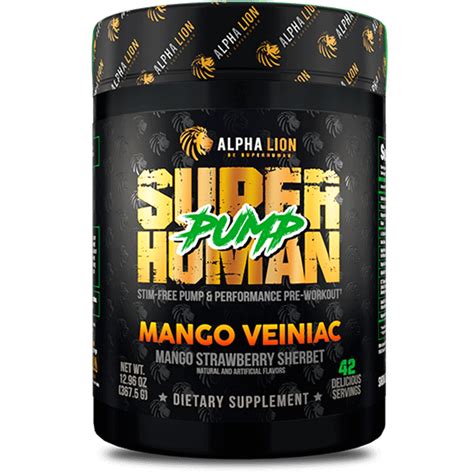 SUPERHUMAN® EXTREME - Extreme Energy Pre-Workout Formula – Alpha Lion