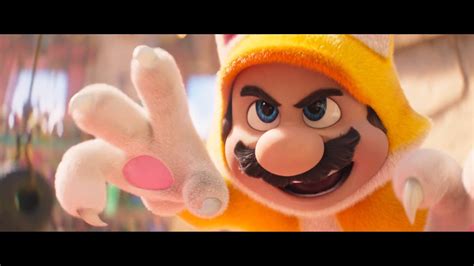 The Super Mario Bros. Movie trailer laughs at the cat suit