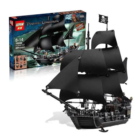 Pirates of the Caribbean The Black Pearl Ship Compatible with Lego 4184 Model Building Block ...