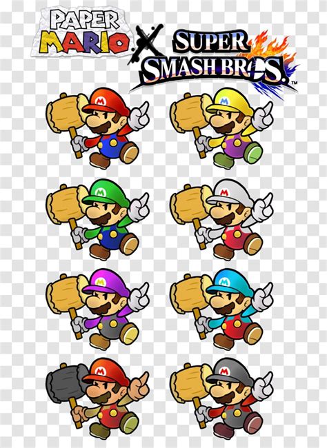 Paper Mario Super Smash Bros. Video Game Series Art - Comics - Coloured ...