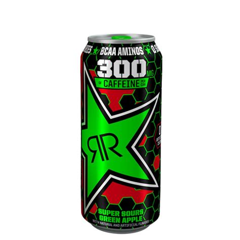 Rockstar XDurance Energy Drink, Super Sours Green Apple, 16 oz can - Walmart.com - Walmart.com