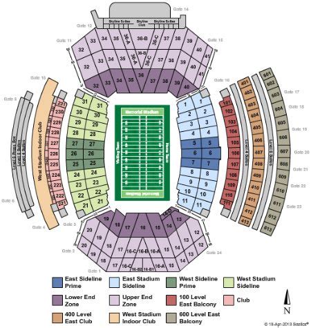 Memorial Stadium Tickets and Memorial Stadium Seating Chart - Buy ...