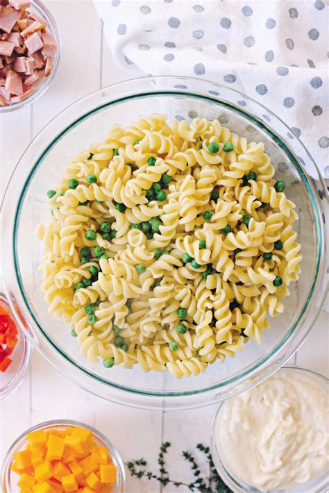 Creamy Macaroni Salad with Peas | Life, Love, and Good Food