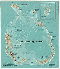 Cocos Keeling Islands Map - Cities And Towns Map