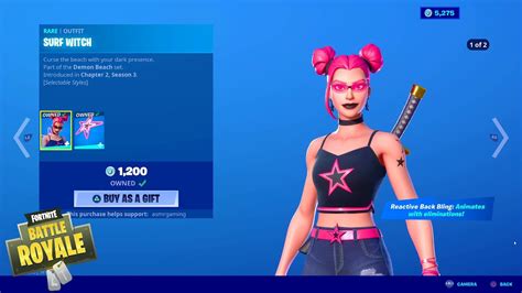 Fortnite NEW Surf Witch Skin 🎮 Daily Item Shop Update - YouTube